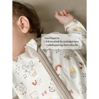 Part 2 BABY C MOON ชุดหมีคลุมเท้า 0-2 ขวบ Two Way Zipper / ชุดนอนเด็ก / ชุดเด็กแรกเกิด