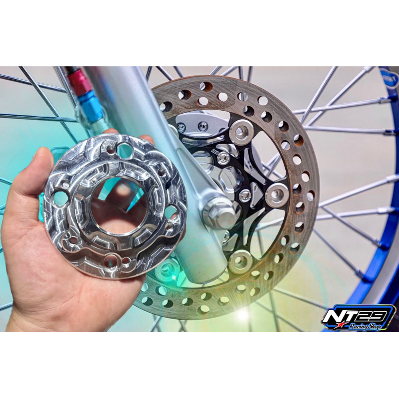 แผ่นสเปเซอร์รองจาน BU69(งานกลึงมือ) มีให้เลือก 3 แบบ สำหรับจานลาย Sp&Capsule สำหรับเวฟทุกรุ่น สวยแข็งแรงน้ำหนักเบา!!