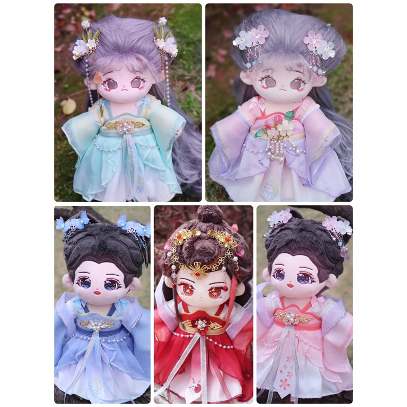 [Pre-order]ชุดตุ๊กตาจีนฮั่นฝู ชุดจีนโบราณ ตุ๊กตา20CM💫