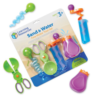 Sand &amp; Water Fine Motor Tools Set 🇺🇸💯ชุดอุปกรณ์เล่นทรายและน้ำแสนสนุก