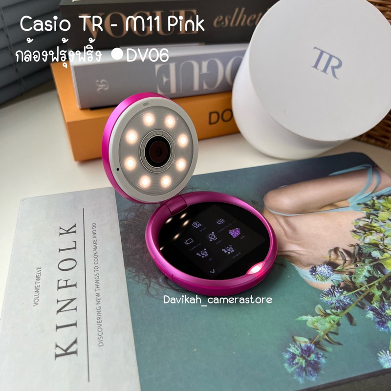 Used กล้องถ่ายรูปสินค้ามือสอง 📸 CASIO TR M11 สี Pink ชมพูเข้ม (รหัส DV06)