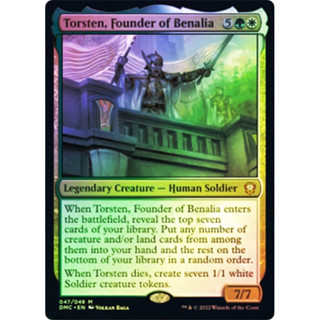 [MTG] Torsten, Founder of Benalia [DMC] [MULTI] [MYTHIC] [FOIL] [ENG] (การ์ดเมจิค / Magic the Gathering)