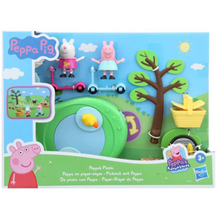 Peppa Pig Peppas Adventures Peppas Picnic Playset, Preschool Toy with 2 Figures and 8 Accessories, for Ages 3 and Up