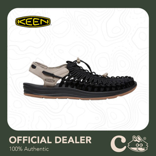 [เงินคืน 15% โค้ด 15CCBSEPW2] KEEN UNEEK MEN "BLACK/PLAZA TAUPE"