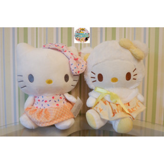 🎀ตุ๊กตาฮัลโหลคิตตี้ 🧡💛แต่งตัว✨ตัวนุ่ม～ ➵ขนาด 8นิ้ว