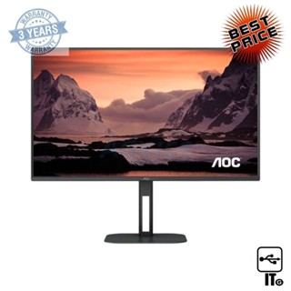 Monitor 23.8 AOC 24V5/BK (IPS, HDMI, DP) 75Hz ประกัน 3Y จอคอม จอมอนิเตอร์ จอคอมพิวเตอร์