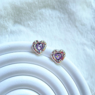 Confetti Sunday Fluffy Hearts Earrings