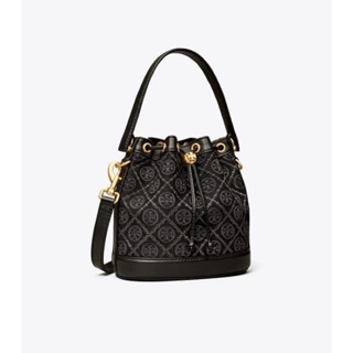 🍀🍀 จีบtory มีหลายสี Tory Burch MONOGRAM JACQUARD BUCKET BAG Toryburch 79487 #tory #จีบ