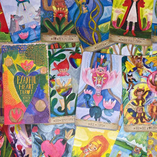 Playful Heart Tarot  ไพ่ทาโรต์ ไพ่ทาโร่ ไพ่ทาโร่แท้ ไพ่ทาโร่น่ารัก สวย ไพ่ยิปซี ของแท้ Rider Waite ไพ่Tarot ไพ่ทาโร่78ใบ