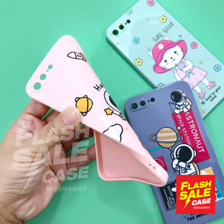 OppoA5/A9(2020)/A15/A17/A53/A54/A57(2022)/A58/A78(5G)เคสนิ่ม TPU ผิวเงากันเลนส์กล้อง พิมพ์ลายการ์ตูน