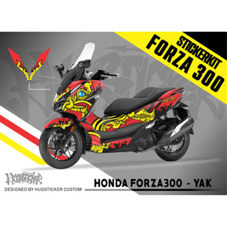 สติ๊กเกอร์สสำหรับติดรถ Forza 300-350 ลาย Yak