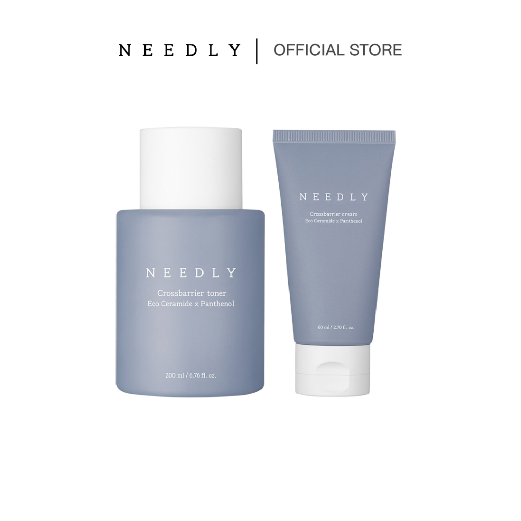 [DUO SET] NEEDLY CROSSBARRIER TONER 200ML + CROSSBARRIER CREAM 80ML