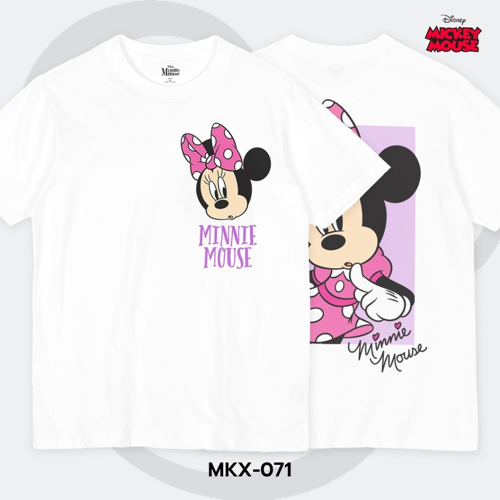 Power 7 Shop เสื้อยืดการ์ตูน มิกกี้เมาส์ ลิขสิทธ์แท้ DISNEY (MKX-077)