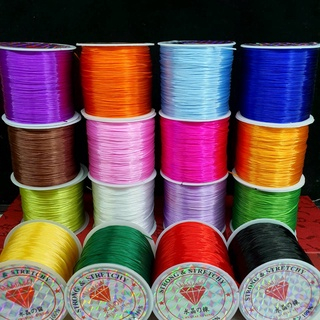 ไหมยืดญี่ปุ่น(ขายส่ง) แถมสลิงนำร้อย1ชิ้นต่อ1ออเดอร์ ไหมยืดร้อยหิน มีม้วนใหญ่ประมาณ50เมตร ม้วนเล็ก10เมตร ไหมยืดตราเพชร