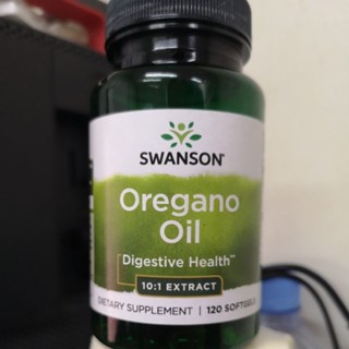 Swanson Oregano Oil น้ำมันออริกาโนสกัด oil of oregano 150 mg 120เม็ด