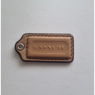 ป้ายหนัง Coach Tag Label