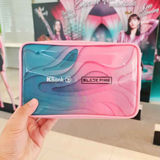 💟ของพรีเมี่ยม KBank x BLACKPINK 💟 กระเป๋า กระเป๋าใส่ของ กสิกร แบล็คพิงค์  limited edition พวงกุญแจ premium  Set