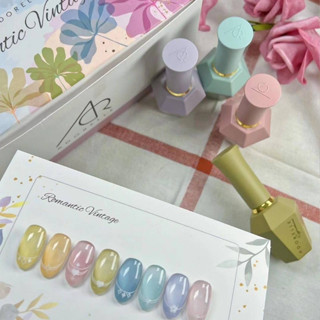 🆕️Romantic Vintage collection Adorelle 16ml. 8 สีเจลกึ่งไซรัป+Touch gel Clear+Gold powder ของแท้จากเกาหลี🇰🇷พร้อมส่ง