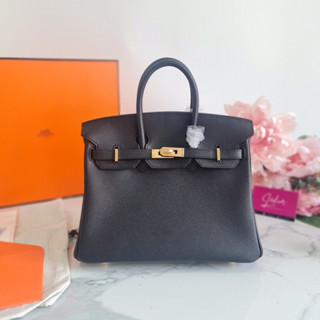 พร้อมส่ง Hermes Birkin หนัง Epsom size 25 ถ่ายจากสินค้าจริง อุปกรณ์ครบ fullset