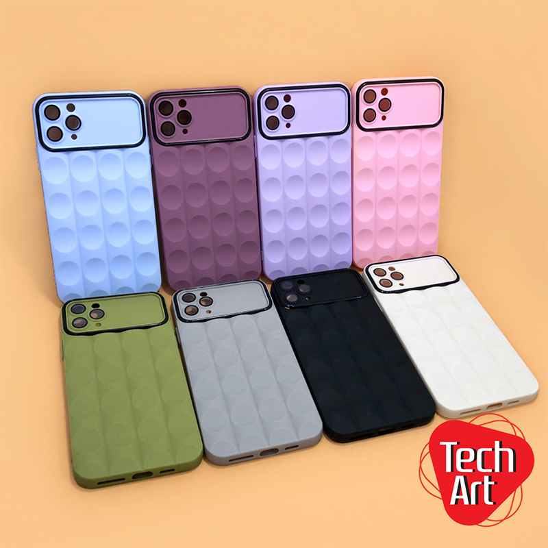 i15/15 Pro/15+/15 ProMaxเคสนิ่มเว้านูนกันรอยเลนส์กล้องกระจก