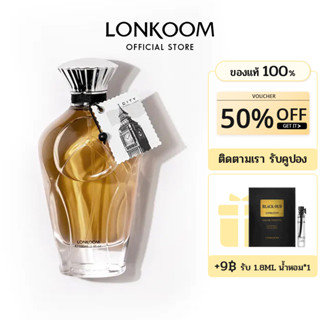 Lonkoom น้ำหอมยูนิเซ็กซ์ 100ml Perfume City (EDP) Woody Spicy น้ำหอมติดทนนาน น้ำหอม เหมาะสำหรับฉีดไปทำงาน ออกเดท ปาร์ตี้