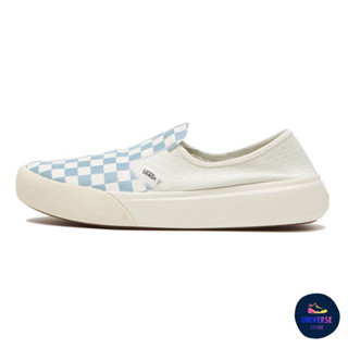 [ของแท้ ส่งฟรี PRE-ORDER] VANS COMFYCUSH ONE - CHECKERBOARD BLUE/MARSHMALLOW