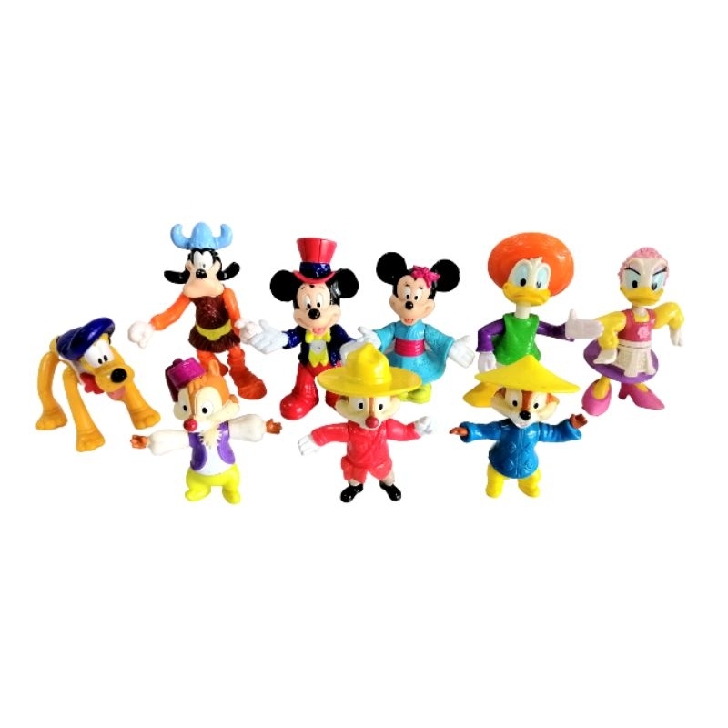 Mcdonald's Happy Meal Toys, Mickey and Friends Epcot 94, ( รวม 9 ตัว )