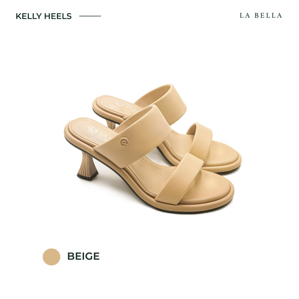 LA BELLA รุ่น KELLY HEELS - BEIGE