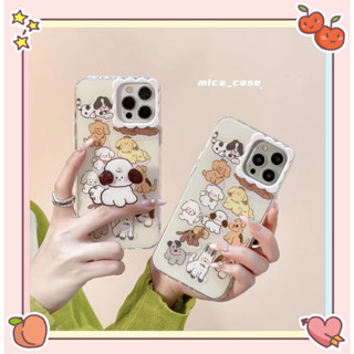 🐱‍🐉จัดส่งภายใน 24 ชม🌹 เคสไอโฟน 11 12 13 14 Pro Max ลูกสุนัข แฟชั่น การ์ตูน สาวน่ารักหัวใจ Case for iPhone ผลิตภัณฑ์ร้อน