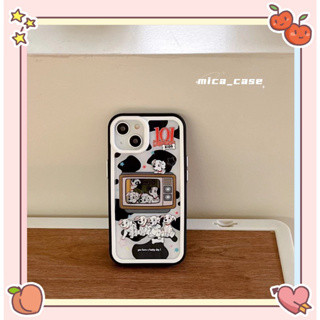 🐱‍🐉จัดส่งภายใน 24 ชม🌹 เคสไอโฟน 11 12 13 14 Pro Max ลูกสุนัข การ์ตูน สไตล์คู่รัก เรียบง่าย Case for iPhone ผลิตภัณฑ์ร้อน