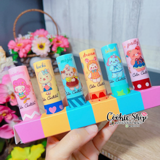 (🛍️ของแท้💯-ส่งเร็ว)เซตลิป Color Castibe ลิปสติก ลิปหมุนเซต 6 แท่ง ลายการ์ตูน เนื้อดี สีสวย กลิ่นหอม