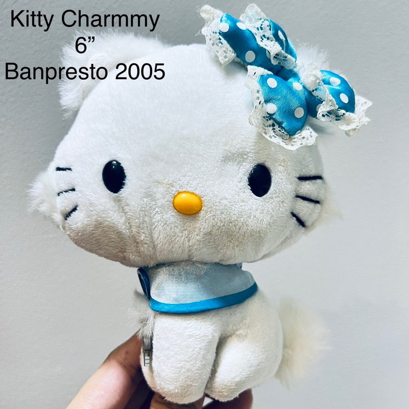 #ตุ๊กตา #ชาร์มมี่ #คิตตี้ #Hello #Kitty #Charmmy #Sanrio #2005 #ขนาด6" #Banpresto #Japan #ลิขสิทธิ์แท้ #ราคาในเนทสูงมาก