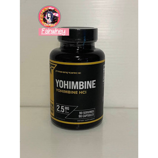 🔥แพ็คเกจใหม่ล่าสุด (exp.02/26)🔥 Primaforce, Yohimbine HCl, 2.5 mg, 90 Vegetarian Capsules