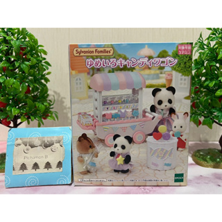 Sylvanian Limited Yumeiro Candy Wagon candy cart ซิลวาเนียน รถเข็น ลูกกวาด ลูกอม สวนสนุก ไม่มีจำหน่ายในไทย มือ1