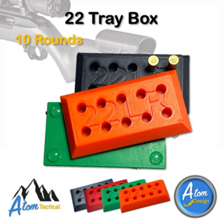 ถาดซ้อมขนาด 22 แบบ 10 ลูก - 10 Rounds 22 Practice Tray [Atom Design]