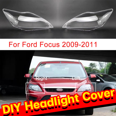 อุปกรณ์เสริมรถยนต์อะไหล่ฝาครอบไฟหน้ารถยนต์แบบใสสำหรับ Ford Focus 2009 2010 2011
