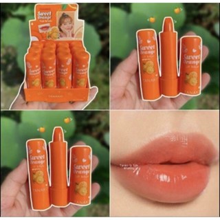 Peach Soda ลิปมันเปลี่ยนสี พีช สีส้มอ่อน Tanako​ Magic Lip Balm HT 068 ลิปบาล์ม ของแท้100%