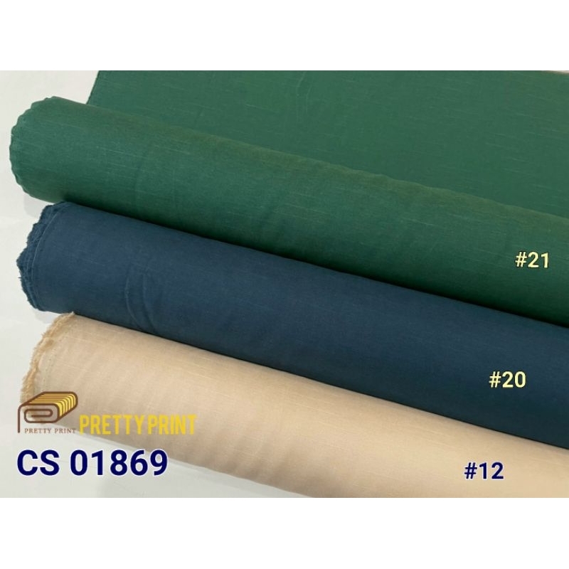 คอตต้อนสล๊าฟ (Viscose Cotton Slub) CS 01869 (ขายเป็นหลา)