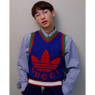 New Arrivals  Gu cci x Adidas Shirt  งานออริ งานดีสุด  ราคา 2600- Freesized  42-44”-