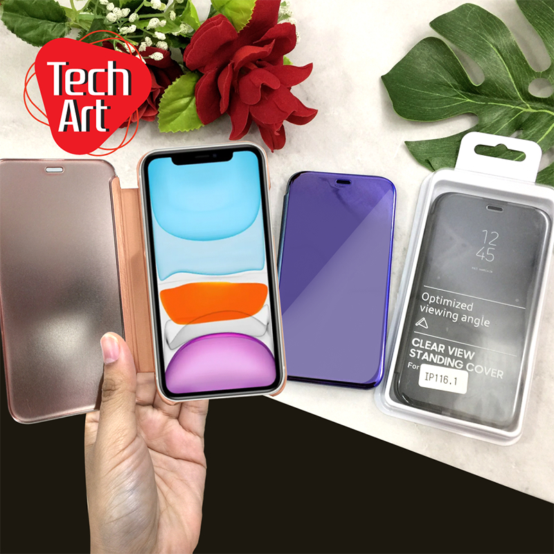 i15 / i15Pro / i15Pro plus / i15Promax เคสฝาเปิดเปิดเงา ฝาพับ แฟชั่น