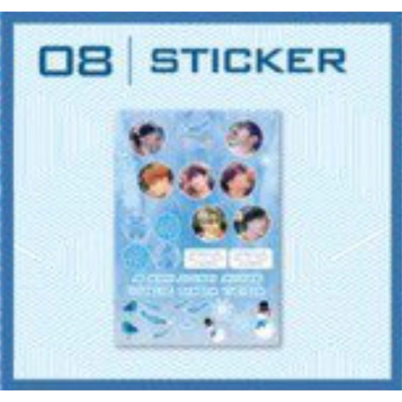 สติ๊กเกอร์ got7 sticker Got7 nestival2018  winter tale ของสะสมgot7