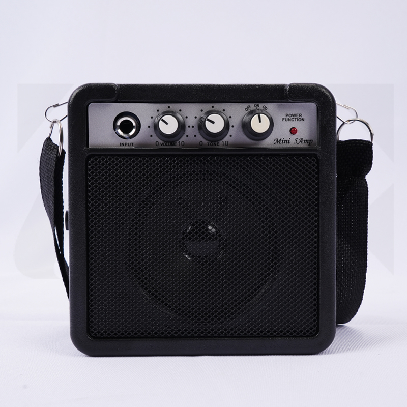 ZLG 5W แอมป์กีต้าร์ไฟฟ้า สีเหลืองดำ มีสินค้าในสต็อก จัดส่งรวดเร็ว ต้องการแบตเตอรี่ 9V - รูปที่ 3