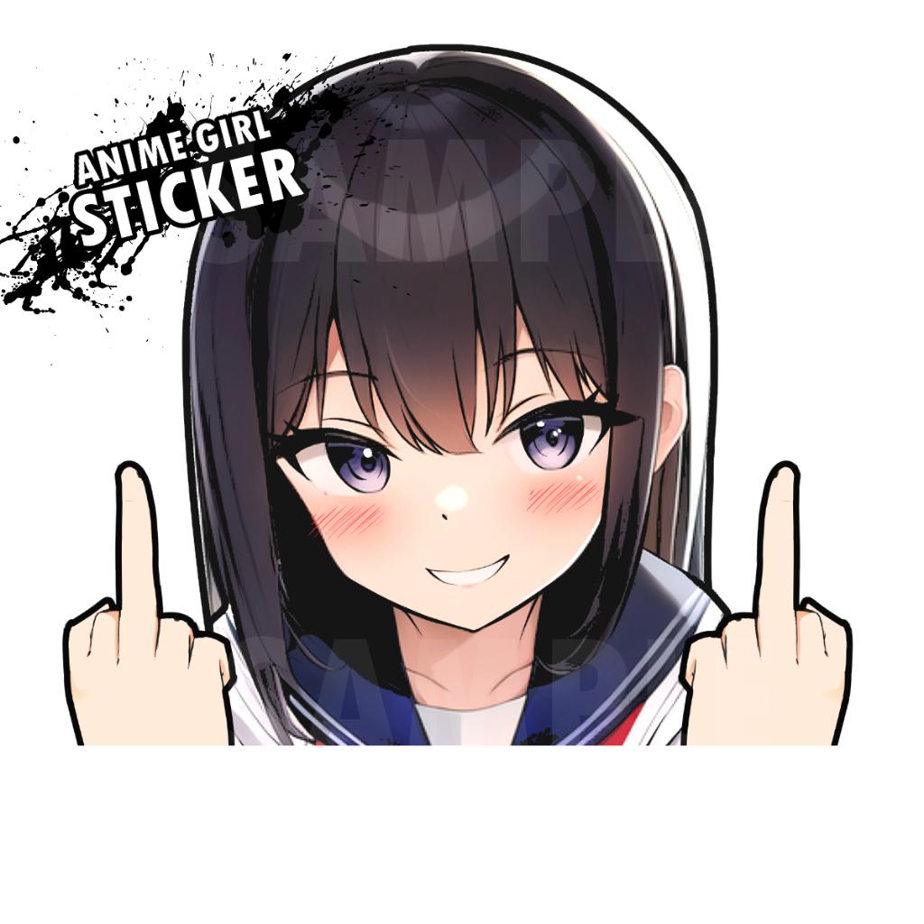 สติ๊กเกอร์ Anime Girl Fu**k  อนิเมะ Anime Sticker การ์ตูนญี่ปุ่น มังงะ โดจิน 2023 มังงะ