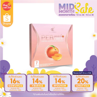 Per Peach  Fiber  กลิ่นพีช  เเละ กลิ่นทับทิม [ 7ซอง/กล่อง ]