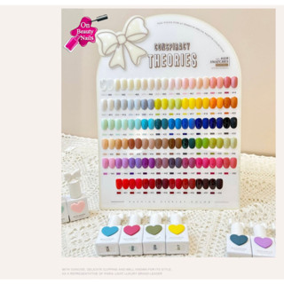 สีทาเล็บเจล  MACARON 58 (31-58)สีสวย ขวดน่ารัก สีแน่น  พร้อมส่ง!