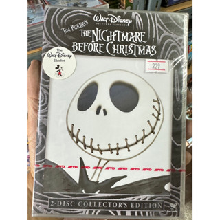 DVD 2 Disc : The Nightmare Before Christmas (1993) " A  Film by Tim Burton " Disney Animation การ์ตูนดิสนีย์