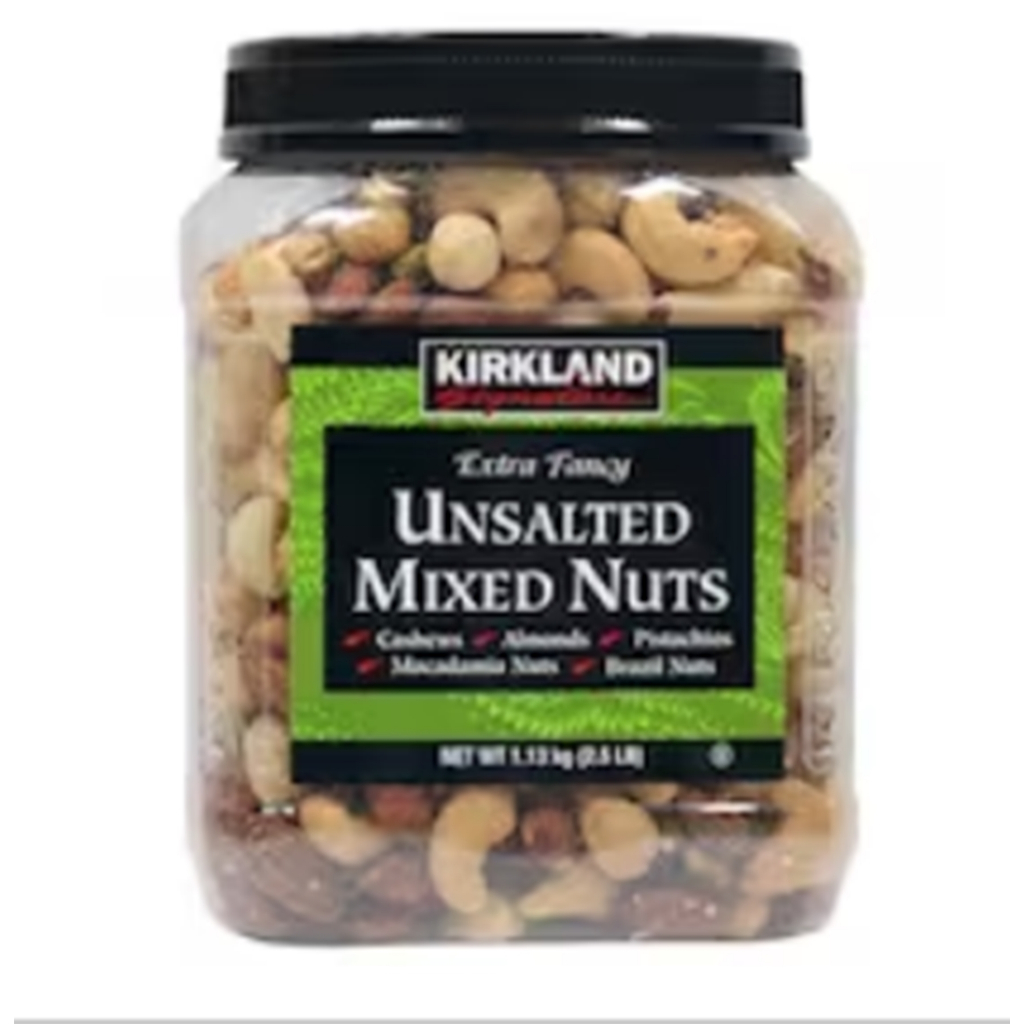 Kirkland Signature Unsalted Mixed Nuts Extra Facy  1.13 kg.เคิร์กแลนด์ซิกเนเจอร์ถั่วรวมอบชนิดไม่ใส่เ