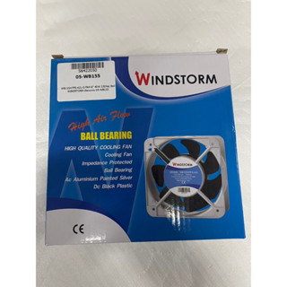 พัดลม6" 220Vเหลี่ยม WB155H7PS-A2L-G | WINDSTORM | 05-WB155