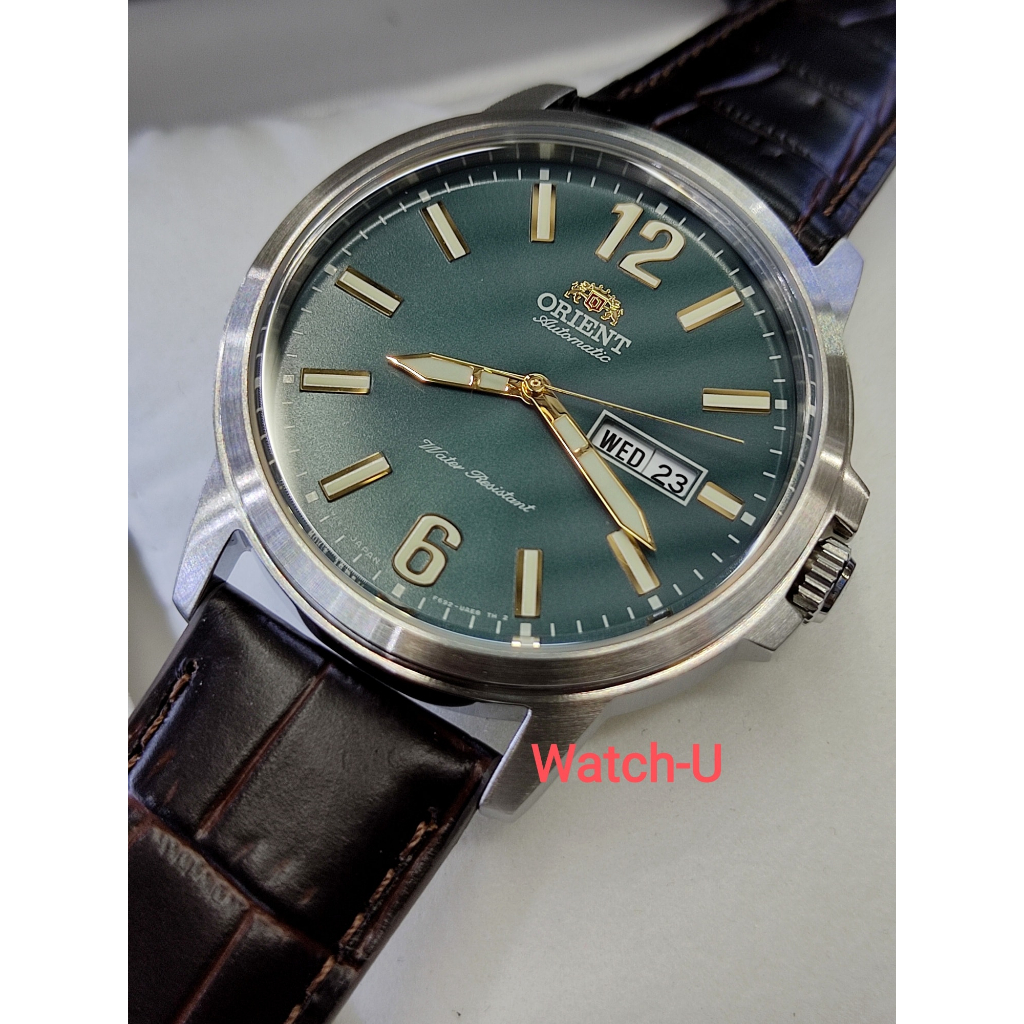 นาฬิกา Orient Automatic Contemporary สายหนัง รุ่น RA-AA0C06E มีพรายน้ำ รับประกันศูนย์ บ.สหกรุงทอง