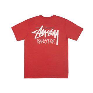 [ของแท้] STUSSY BANGKOK LOGO TEE ORANGE พร้อมส่ง